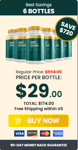 BUY Six bottle Super Memory Formula
